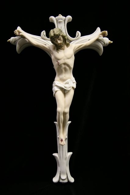 Jesus Christ on a  Baroque Cross