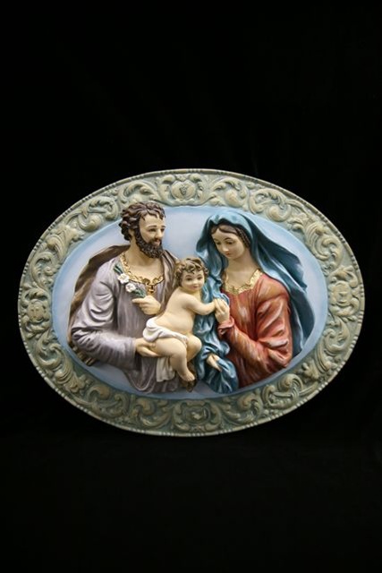 HOLY FAMILY PLATE