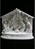 Nativity Set Scene Statue by Vittoria Collection Made in Italy. This piece of art is made out of a composite of powdered marble, stone, and alabaster. Item is then hand finished with special tools to refinish the details of this fantastic statue.