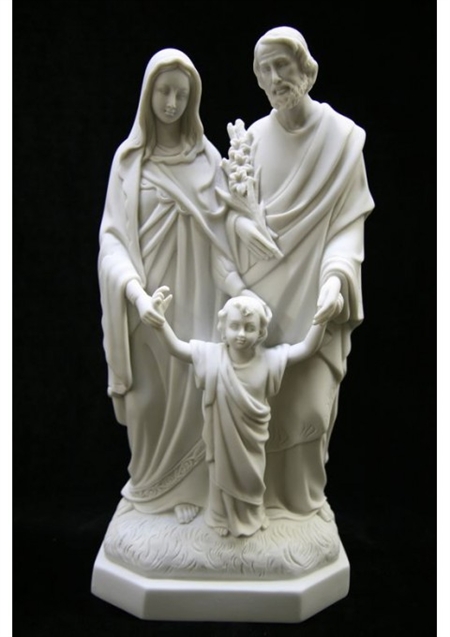 Catholic Statues, Catholic figure- Holy Family. Holy Family figures, Holy Family statues indoor. Holy Familymarble outdoor-Holy Family-vittoria collection
